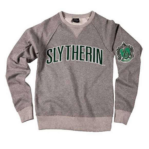 embroidered slytherin sweatshirt